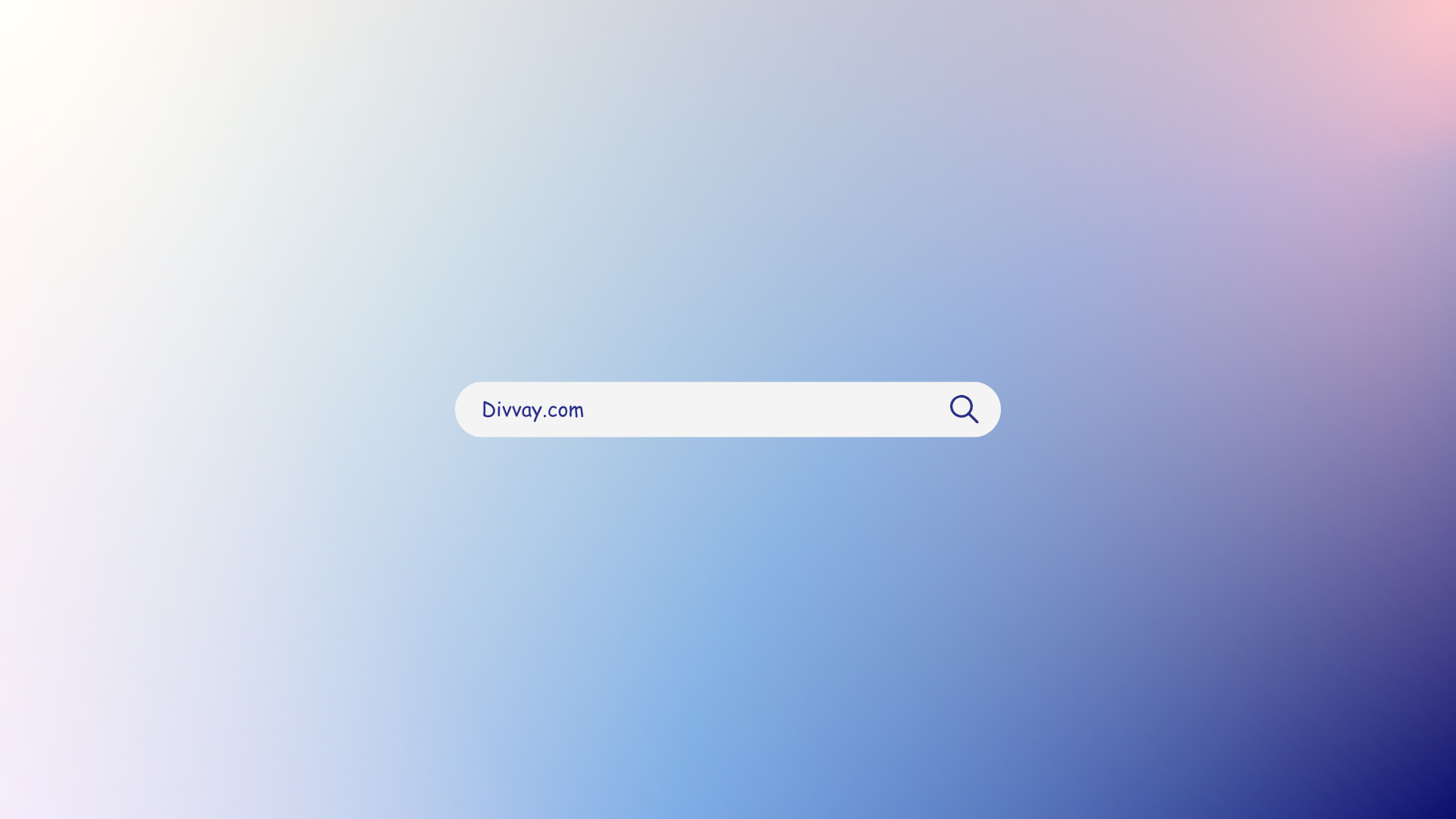 Divvay wallpaper 2 – minimal blue design (1920×1080)